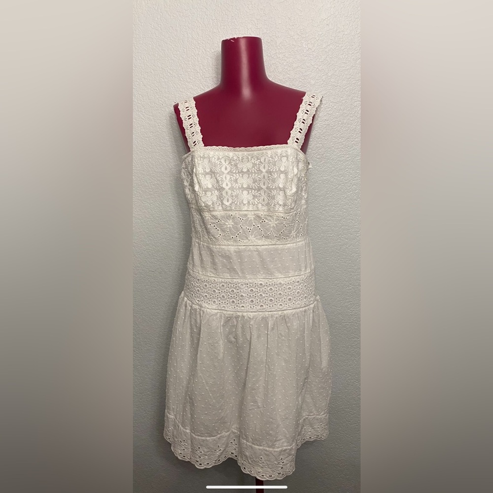 Spense White Lace Dress